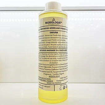 Huile vertueuse visage Modologie Sakura aux notes florales apaisantes