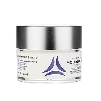 Crème de nuit au caviar Modologie Skin-Changing Night pour régénération et élasticité
